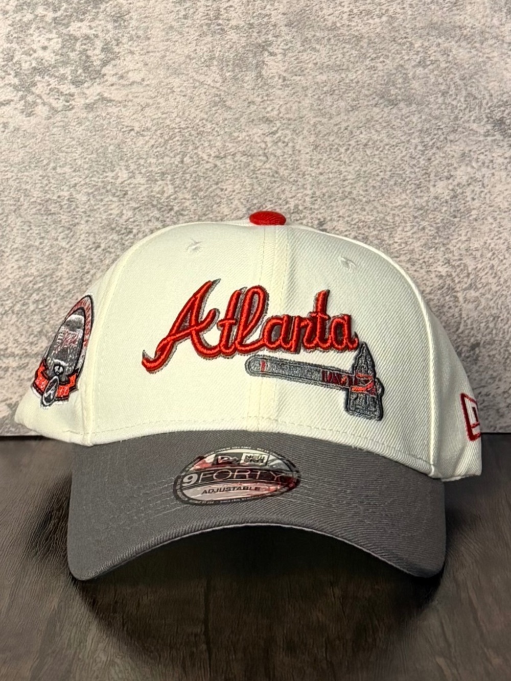 New Era 9FORTY Atlanta Braves 2017 Inaugural Season Side Patch Snapback MLB Hat